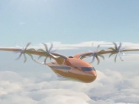 なんとなく鳥っぽい？猛禽類インスパイアな形状のハイブリッド電動飛行機のデザインが公開される（エアバス社）