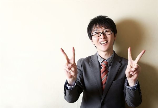 田中さんダブルピース