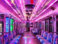 イルミネーション電車内観（画像提供：銚子電気鉄道）