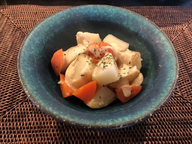 冬なのでホットサラダっぽく