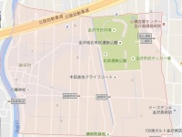 金沢市の磯部町。「イ」「ロ」「ハ」などの表記が確認できる（画像はGoogleマップより）