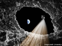 月で巨大な地下洞窟が発見される。月面基地の有力な建設候補地に