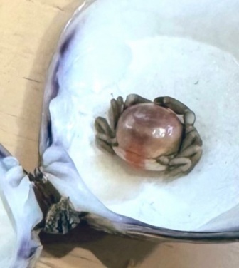 「うっかり食ったら歯が欠けそう」「予想外すぎる」　ハマグリの中から出てきた〝異物〟に3.3万人驚がく