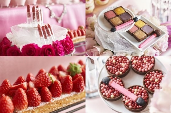 チークやリップもスイーツに