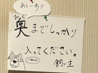愛犬のトイレに〝注意喚起〟のポスター貼ってみた結果...　おりこうさんすぎるハスキーに4万人にっこり