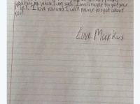 小学生がお世話になった大好きな先生に感動的な手紙をプレゼント！