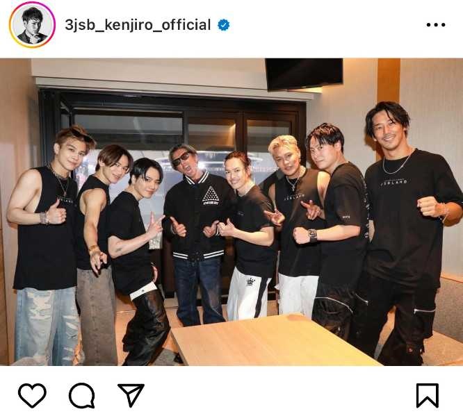 Instagram:山下健二郎(@3jsb_kenjiro_official)より