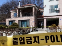 韓国で発生した猟銃乱射事件の現場