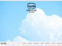 「TO&FRO」のホームページより