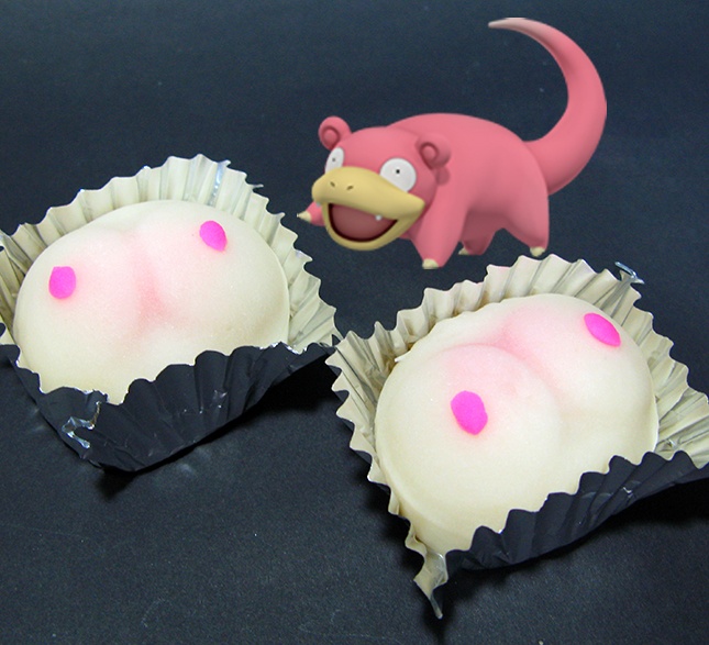 「おっぱいちゃん」とヤドン（編集部が目撃）