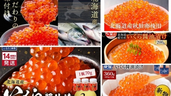 年内発送まだ間に合う！　ふるさとチョイスで人気の【北海道産イクラ】ピックアップ5