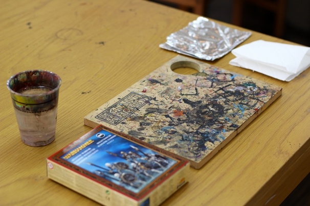 架神恭介と体験するミニチュアゲーム『ウォーハンマー』塗装編5