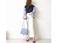 マンネリコーデを解消するのは、一枚で今っぽくキマる袖コンシャス　＃東京365日コーデ