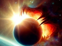 史上初観測、惑星を飲み込む恒星を発見。 地球の運命を予言していると天文学者