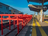 どうしてこんな場所に？　長門市駅・123番線に立ち並ぶ「鳥居の群れ」の正体とは