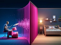 薄い絹のカーテンを振動させて防音。画期的なノイズキャンセリング技術を開発