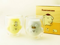 びっくり！　ドリンクを注ぐと「ポムポムプリン」が現れるグラス発売