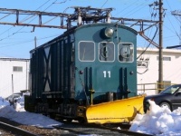 大正生まれの除雪車「デキ11」（まもさん撮影