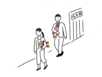 スーツの大人たちがオモチャ抱えてゾロゾロと...　〝朝の保育園〟でお馴染みの光景に23万人ほっこり
