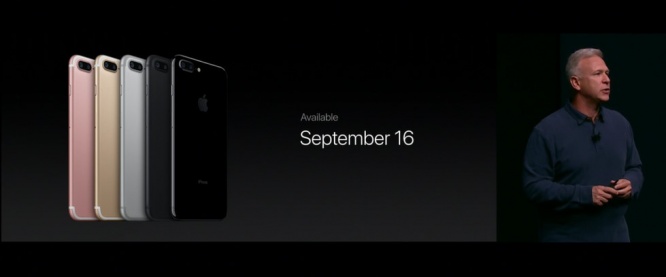 アップルの発表会　iPhone 7