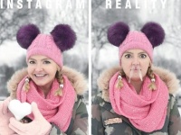 インスタグラムに写っているのは真実？フェイク？インスタ映えの裏に隠れた真実も一緒に投稿するユニークな比較写真