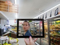 テレビドラマや映画のワンシーンをタブレットに表示させ、景色を一体化させた面白技「シーンフレーミング」