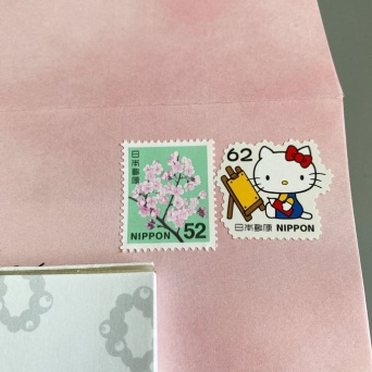 封筒に切手を貼ったら...起きた〝奇跡〟に1.8万人感動　「こんな素敵なの届いたら嬉しくて泣いちゃう」