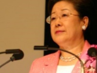 韓鶴子総裁（Wikipediaより）