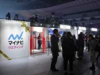 本物のダイヤモンドリングが登場。TGC「マイナビウエディング」ブース