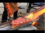 溶岩で焼肉やってるぞ！⇒　マジメな研究でしたw