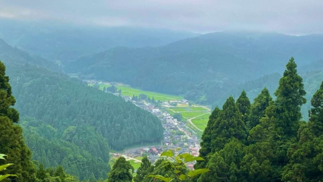 自然豊かな朝日町（画像提供：なつめさん、民泊たなごころ）