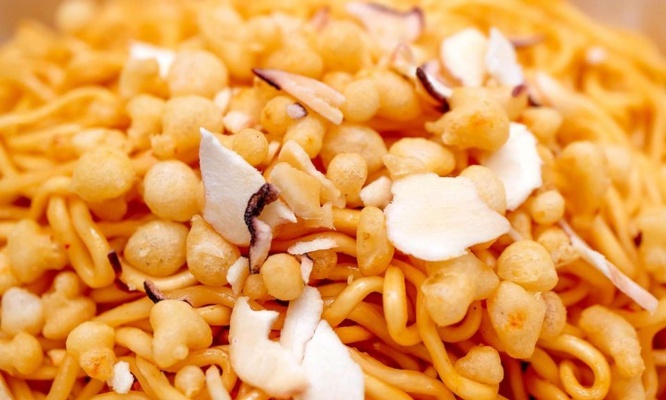 後のせのイカと揚げ玉