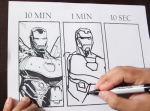 “スピードドローイング・チャレンジ”でアイアンマンを描く！その画力が凄すぎた！