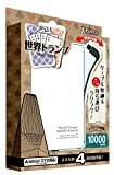 J-Force ケーブル収納機能付きモバイルバッテリー 世界トランプ  ホワイト 10000mAh MicroUSB JF-PEACE6MW