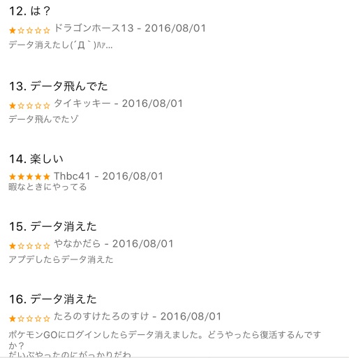 ポケモンGO　レビュー