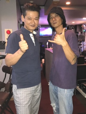 ”伝説のジャニーズJr.”こと武口明と筆者（平本淳也）