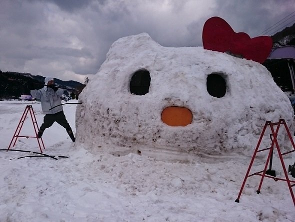完成した後に飲む地酒が美味いのだ