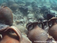古代ローマ時代の難破船からこれまでに知られていないタイプのアンフォラ（陶器）が発見される