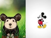 ある意味2.5次元？人気の動物系キャラクターたちをリアルな動物で再現したコラ職人