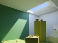 窓の無い部屋にLEDで太陽光を再現する「Coelux」（写真は同社HPより）