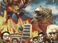 池田市PR動画の怪獣映画風ポスター