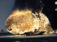 飛行船「ヒンデンブルク号爆発事故」の映像を高解像度カラー化、凄まじい迫力だった。