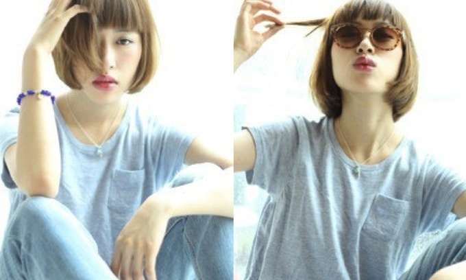 夏のシンプルファッションを最旬”眉上バング”で格上げしちゃお☆