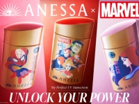 MARVELヒーロー大集合！　アネッサ、限定コラボUVケア商品発売