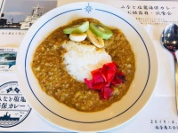 巡視船くりこまの「フルーツキーマカレー」（画像はみなと塩竃海保カレーの公式フェイスブックより）