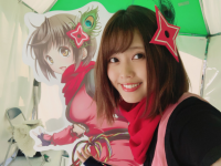 「伊賀嵐マイ」のイメージソング『マイアガレ』を歌う竹内舞さん（画像提供：有限会社MARIBON）