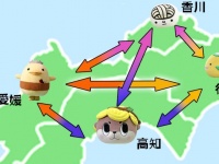 「四国内はどこでも気軽に行ける」←誤解です！　高知のゆるキャラ・しんじょう君が「隣の県の遠さ」語る