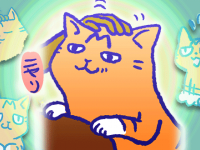 アレな生態系日常漫画「いぶかればいぶかろう」第34回：甘えん坊のぐんて号。撫でてほしくて手を求めてハンティング