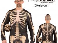 ハロウィンの衣装はリアルプリントTシャツで注目度アップ！『FAUX REAL Tシャツ(Skeleton)』発売中