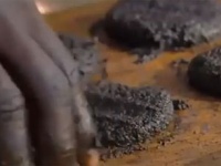 大量発生した蚊を集め、蚊100％ハンバーグを作って食べるアフリカの人々